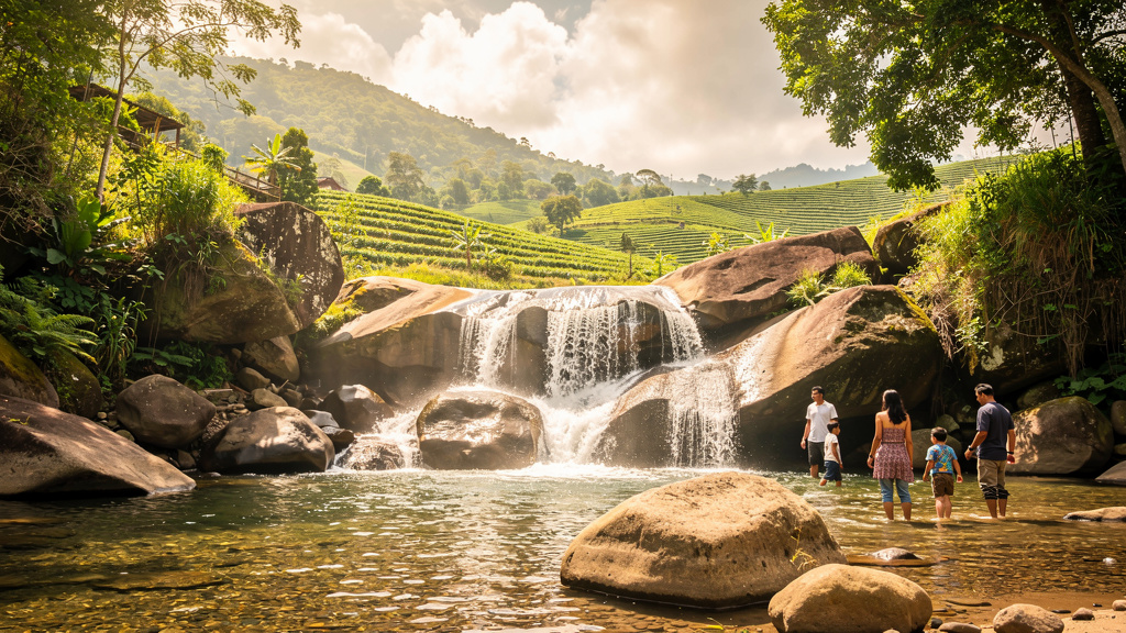 Serene Zenith waterfall with shallow pools suitable for families near Khopoli