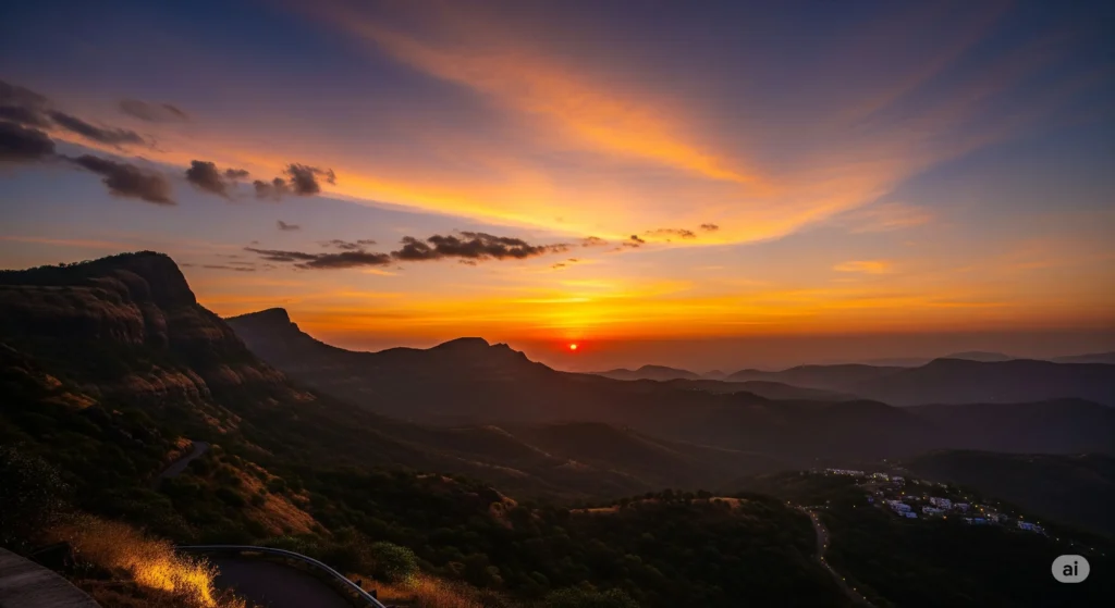 Sunset and Departure