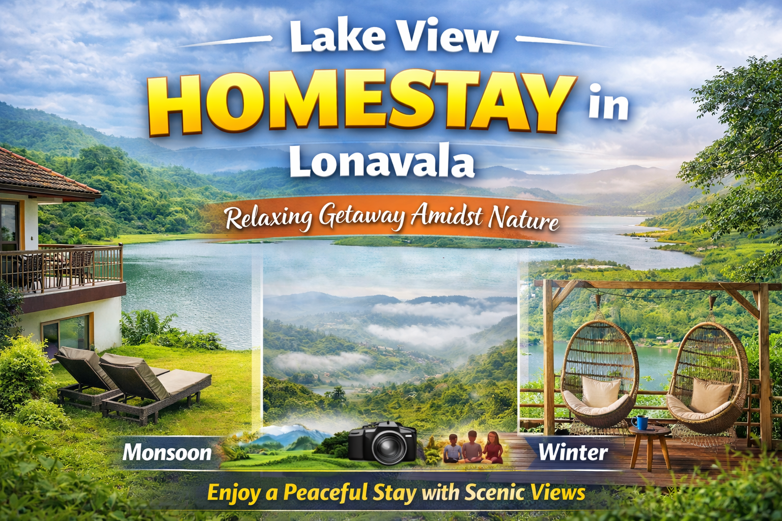 Lake View Homestay in Lonavala